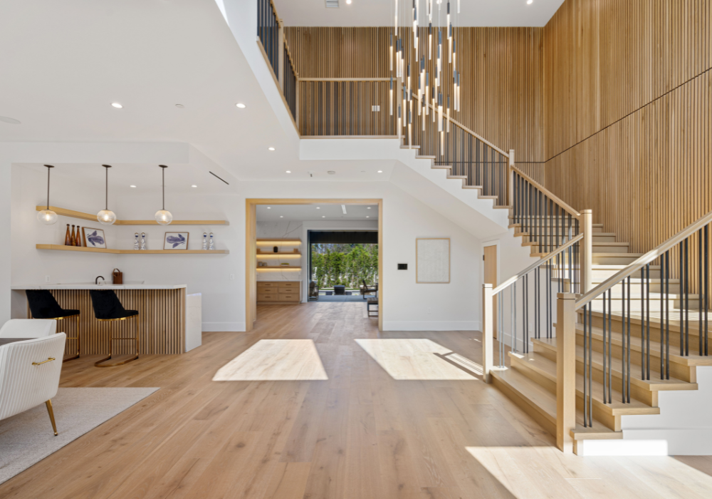 Contemporary living space styling